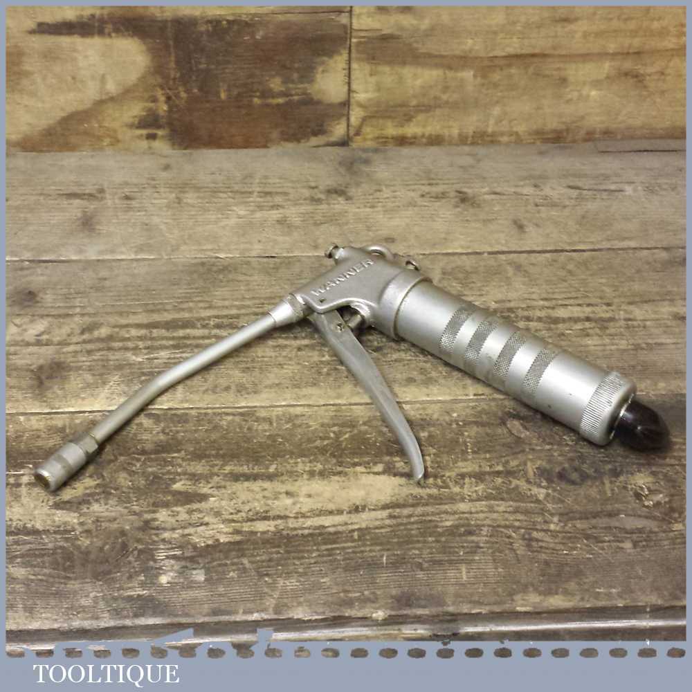 Vintage Wanner Automotive Grease Gun Made In Switzerland Good